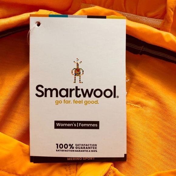 Smartwool Womens Vest Merino Sport Mango Sorbet Ultra Lite Large - Picture 13 of 14